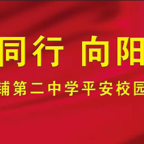 与春同行 向阳而生——汪家铺镇第二中学校园安全教育讲座活动纪实