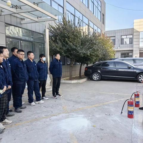 119消防宣传月|佳县大队走进供电公司开展消防培训演练