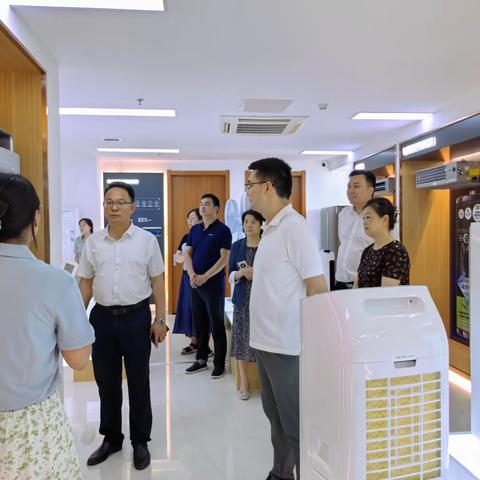 【天桥商务】副区长孙培梁调研走访山东盛世欣兴格力贸易有限公司