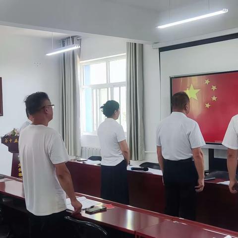 利通区第十五小学党支部开展“学习自治区党委十三届四次全会精神 坚决守牢安全红线”8月份主题党日活动