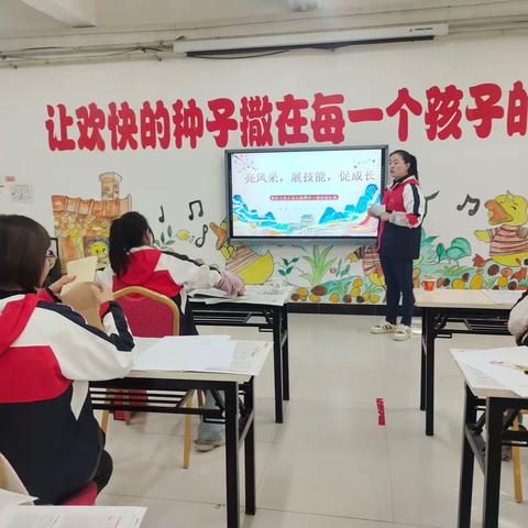 市二幼教育集团（和什力克乡幼儿园）“亮风采，展技能，促成长”教师两字一画基本功大赛活动