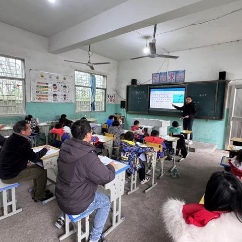 众埠镇董坂小学语文展示课活动