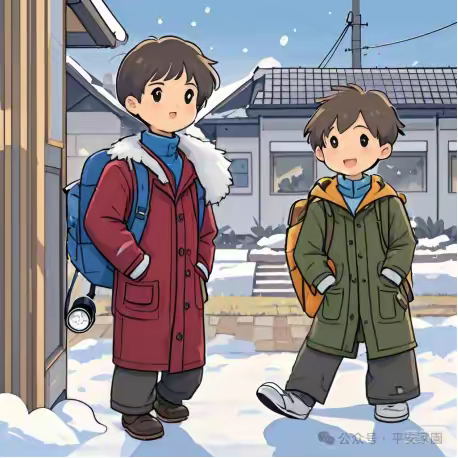 巴达尔胡农场学校 冬季交通安全致家长的一封信