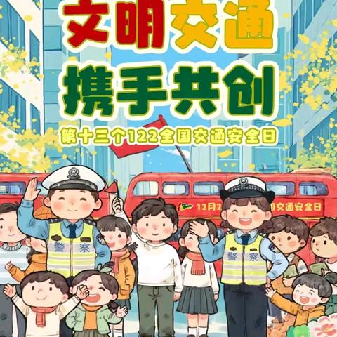 【文明交通 携手共创】—— ‍湖镇小博士幼儿园“12.2”全国交通安全日知识宣传