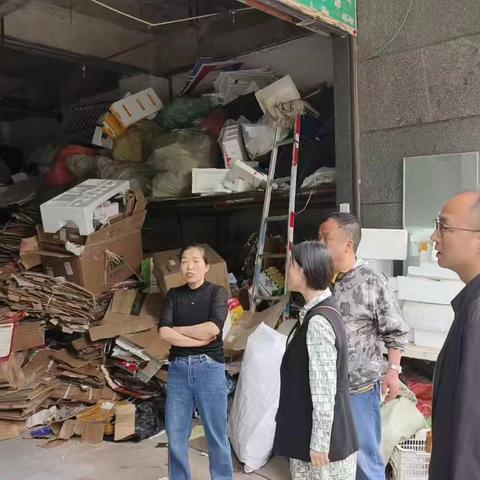 等驾坡街道开展再生资源专项检查
