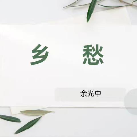 浅浅的海峡 深深的爱——记第五中学语文组教研活动赛课《乡愁》