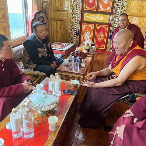 格孟乡到辖区各寺庙开展近期重点工作