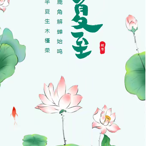 【二十四节气】“半夏生木槿荣，鹿角解蝉始鸣”——任店镇中心幼儿园开展夏至节气主题教育活动