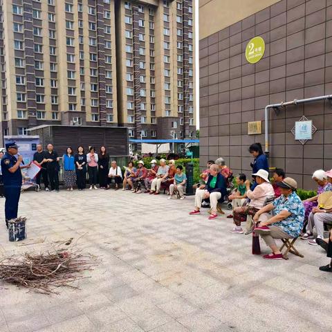 榆山街道文昌社区：以“演”筑防 防患未“燃”
