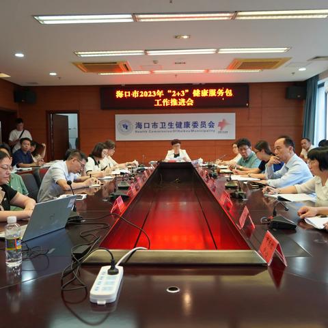 海口市举办“2+3”健康服务包工作推进视频会