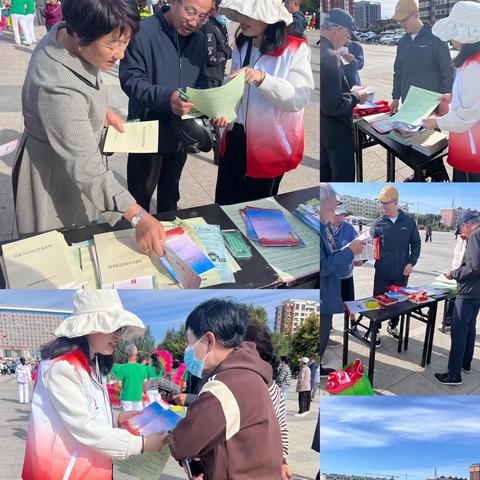 党群服务中心开展平安建设宣传月活动