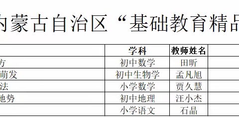 满洲里市“基础教育精品课”遴选工作再创佳绩