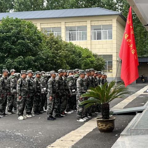 点验展风采  昂扬铸军魂——阴阳赵镇召开基干民兵组织整顿点验大会