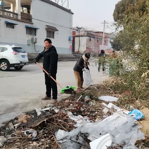 蔡坡村人居环境整治义务劳动