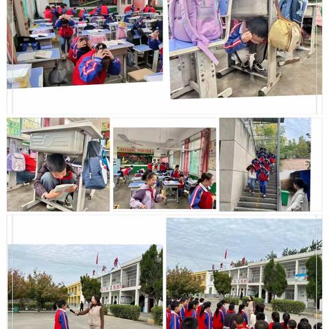 东里小学开展防震安全疏散演练
