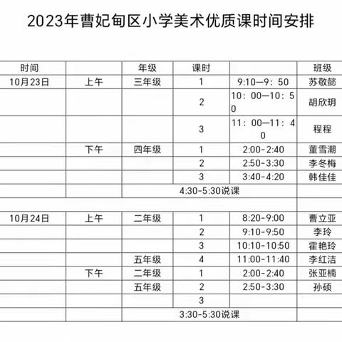 与美同行  绽放创造力——2023年曹妃甸区美术优质课评比活动