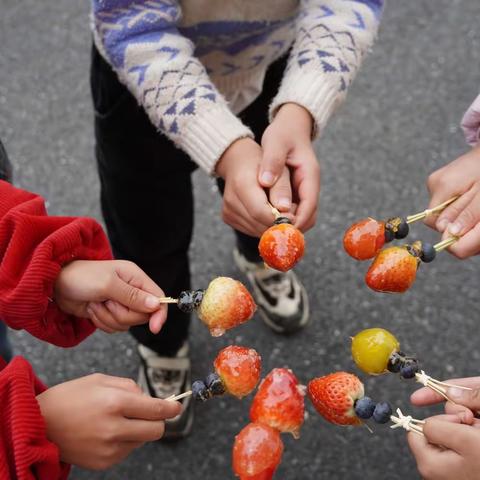 劳动记事—长塘镇现代希望小学二年级自制冰糖葫芦