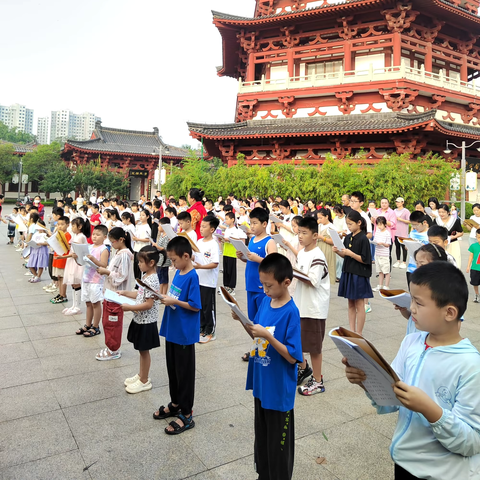 诵读国学经典·传承中华美德 春风学堂公益早读课活动