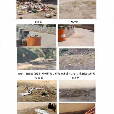 赛罕区农村环境卫生整治百日行动