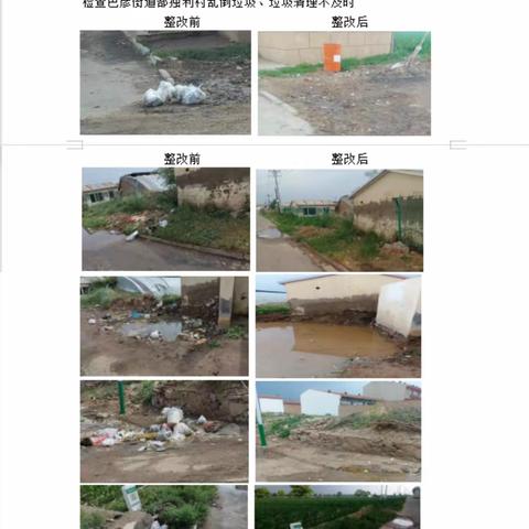 赛罕区农村环境卫生整治百日行动
