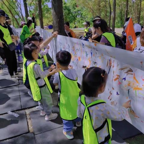 春季秀水阳光实验幼儿园中三班蜗牛🐌 部落春游活动