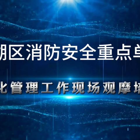 莲湖区召开消防安全重点单位标准化管理工作现场观摩培训会