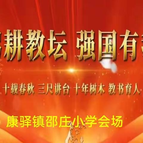 汶上县康驿镇教体办在康驿镇邵庄小学举行“躬耕教坛，强国有我”教育家精神宣讲活动