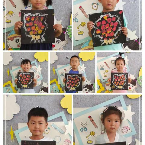 “玩转色彩，创意绘画”——景园人杰幼儿园暑期美术（3）班作品欣赏