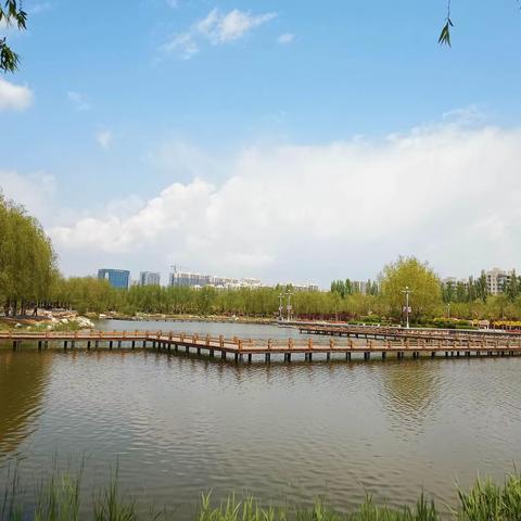 草原丝绸之路公园的晨光等你来