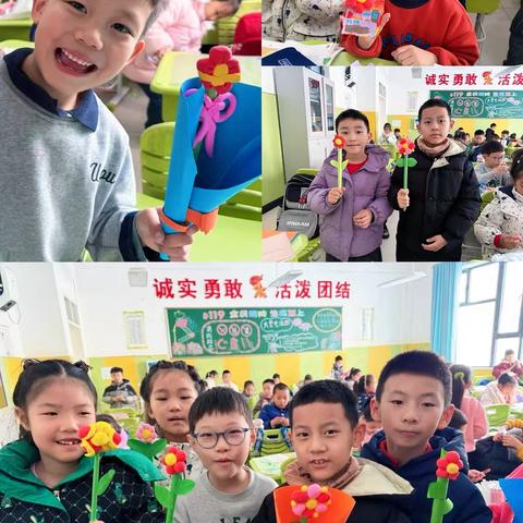 送你一朵小花花，致敬最美的她——乌鲁木齐市第159小学庆三八妇女节主题活动
