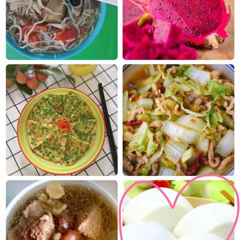 茶山幼儿园笫二周幼儿食谱