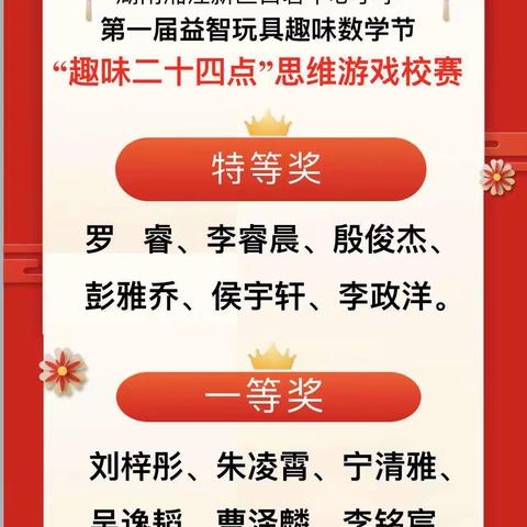 （三）玩转数学，数我精彩——白箬中心小学第一届益智玩具趣味数学节“趣味二十四点”活动纪实