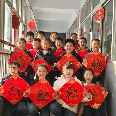 高古书画学校寒假春联