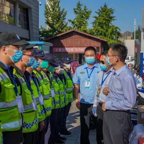 炎炎夏日，曲江新区慰问一线防疫工作者