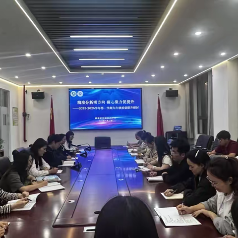【未央教育·西航二中教育集团·汉都新苑中学】主题——九年级质量提升研讨会