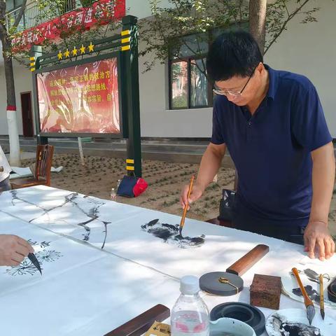 庆“八一"咸阳市美术家协会文化艺术进军营