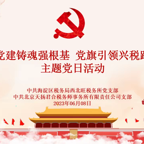 “党建铸魂强根基、党旗引领兴税路”主题党日活动圆满举行