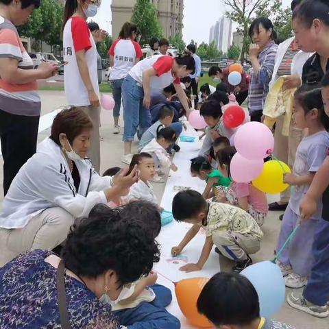 公园居委会帝景城社区“童心童画 快乐六一”活动