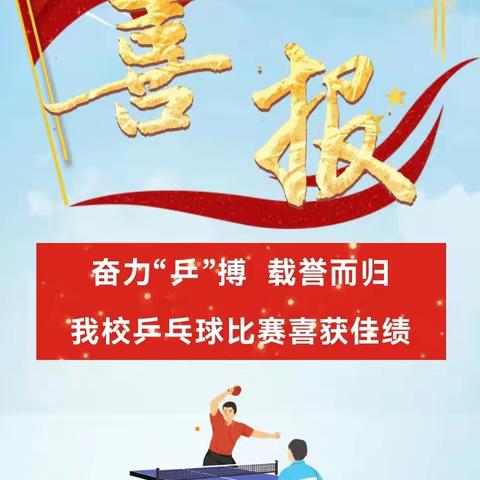 喜报 ——奋力“乒”搏，载誉而归，固镇县第五小学谷阳路校区乒乓球比赛喜获佳绩