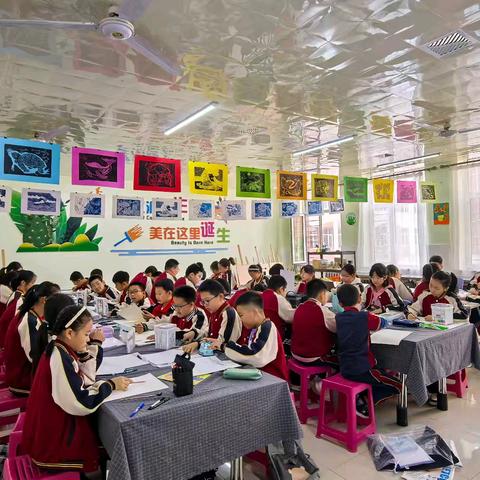 [特色社团风采展] ﻿版画润童心，美育促成长——大庆市三永学校版画社团