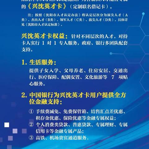 中国银行沈河支行“兴沈英才卡”项目拓展简报