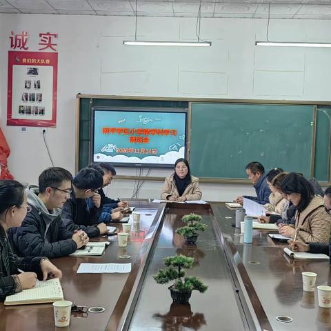 阴平学区小学跨学科学习现场会