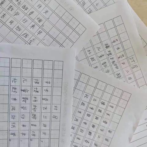 写规范字，从我做起——浮图店学区西庄小学规范汉字书写活动