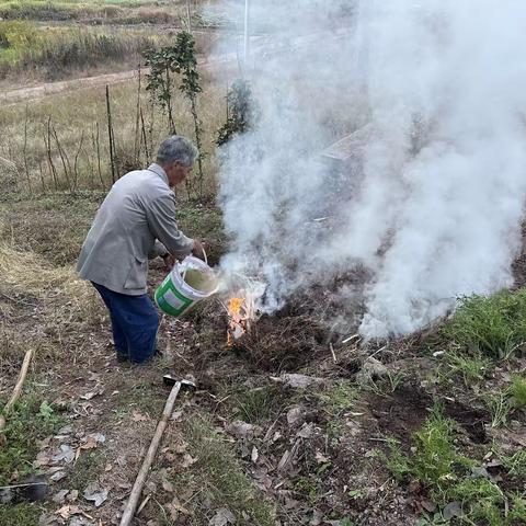 禁烧秸秆，保护环境