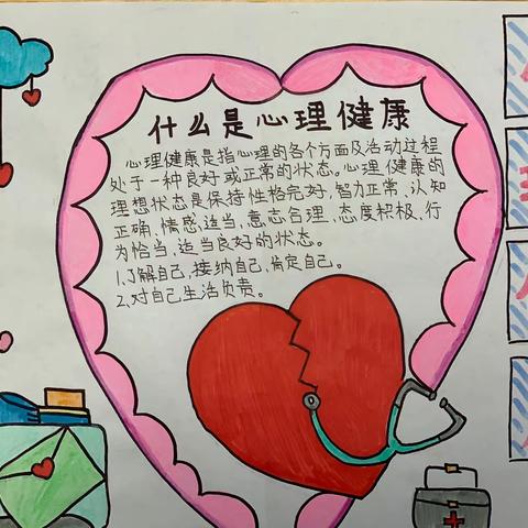 建筑小学学生心理健康教育宣传手抄报