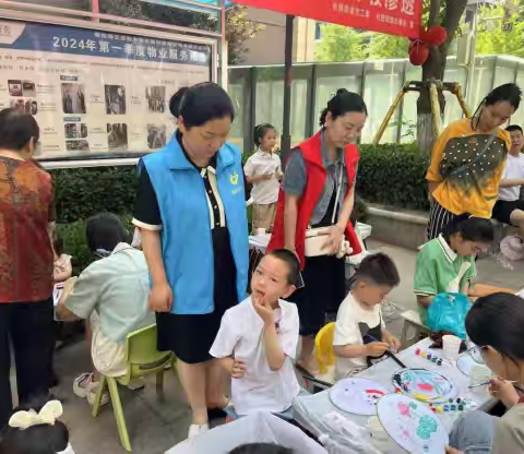 共建和谐社区 共创温馨家园‖大手拉小手 艺术启智慧