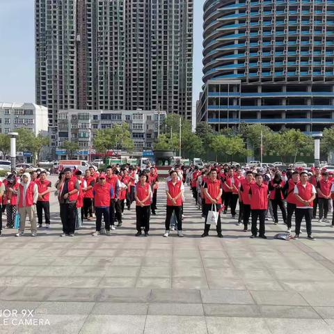 丛台区举办“全国垃圾分类宣传周志愿者百日行”启动仪式