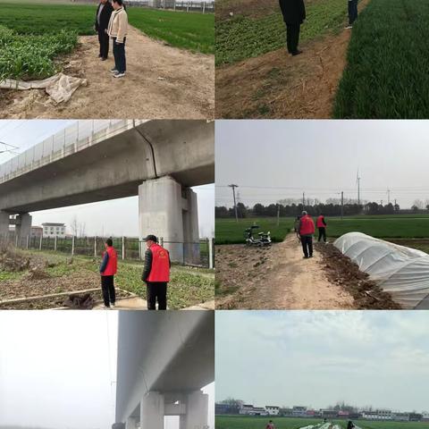 《除隐患 抓落实》——台陈镇开展铁路沿线地膜巡查整治工作