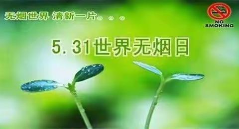 【红小·教育】拒绝吸烟  拥抱健康——铜川市红旗街小学开展“世界无烟日”活动