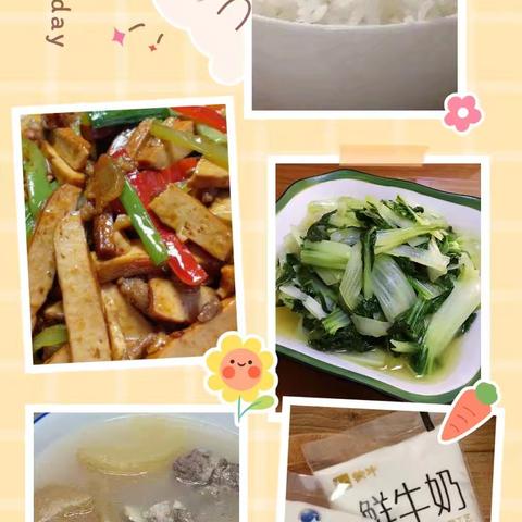 美“食”时刻，伴幼成长——腊市镇中心幼儿园第7周食谱